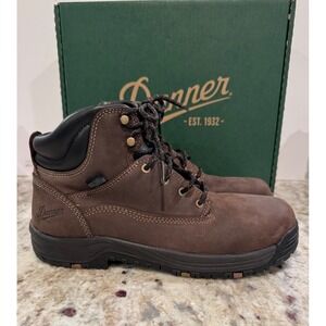 Danner Womens Caliper Aluminum Toe Work Boots Brown Leather Size 10 M brand new
